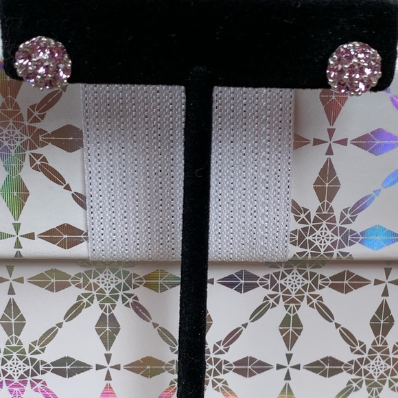 💜Swarovski Violet Crystal Earrings💜 - Picture 7 of 14